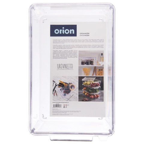 ORGANIZER DO LODÓWKI POJEMNIK Z POKRYWKĄ NA PRZYPRAWY PRODUKTY SPOŻYWCZE 32.5X20X10.5CM ORION 731634
