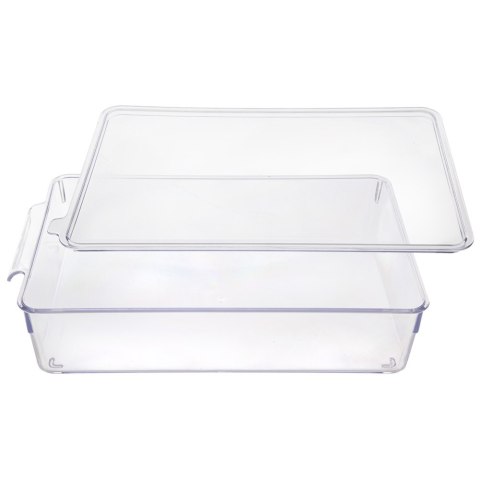 ORGANIZER DO LODÓWKI POJEMNIK Z POKRYWKĄ NA PRZYPRAWY PRODUKTY SPOŻYWCZE 32.5X20X7.5CM ORION 731633