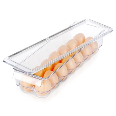 POJEMNIK NA JAJKA DO LODÓWKI Z POKRYWKĄ ORGANIZER NA 14 JAJEK EXCELLENT HOUSEWARE 229171