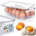 POJEMNIK NA JAJKA DO LODÓWKI Z POKRYWKĄ ORGANIZER NA 15 JAJEK VILDE 259633