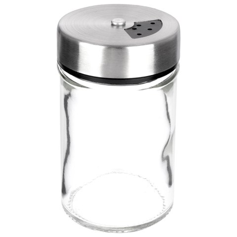 POJEMNIK NA PRZYPRAWY Z SITKIEM DO SYPANIA DOZOWANIA SZKLANY 100ML ORION 155107