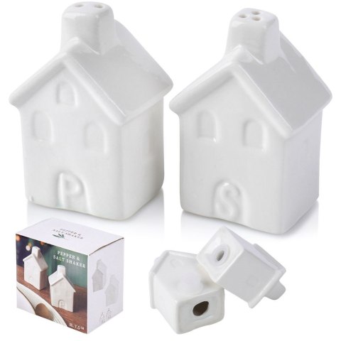 ZESTAW DO SOLI I PIEPRZU 2-ELE SOLNICZKA + PIEPRZNICZKA CERAMICZNA VILDE 139440