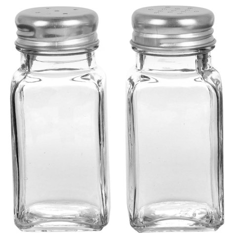 ZESTAW DO SOLI I PIEPRZU 2-ELE SOLNICZKA + PIEPRZNICZKA SZKLANA EH EXCELLENT HOUSEWARE 259092