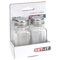 ZESTAW DO SOLI I PIEPRZU 2-ELE SOLNICZKA + PIEPRZNICZKA SZKLANA EH EXCELLENT HOUSEWARE 259092