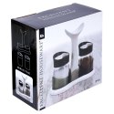 ZESTAW DO SOLI I PIEPRZU 3-ELE PRZYPRAWNIK SOLNICZKA + PIEPRZNICZKA ZE STOJAKIEM EH EXCELLENT HOUSEWARE 259393
