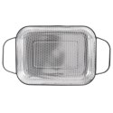 CEDZAK DURSZLAK KUCHENNY STALOWY NACZYNIE NA GRILLA ANETT 43X25X9CM ORION 124483
