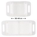 CEDZAK KUCHENNY REGULOWANY DO ZLEWU SITKO DURSZLAK NA ZLEW 32-44X20X8CM ORION 731623