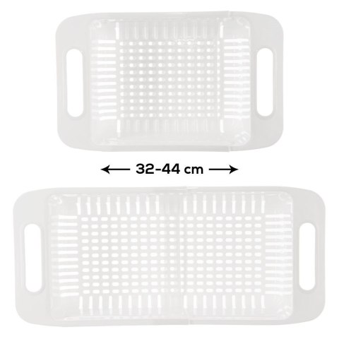 CEDZAK KUCHENNY REGULOWANY DO ZLEWU SITKO DURSZLAK NA ZLEW 32-44X20X8CM ORION 731623