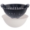 CEDZAK KUCHENNY Z MISKĄ 2W1 DURSZLAK SITKO MISKA SZARY ELA 3L ORION 124486