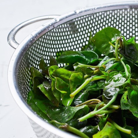 CEDZAK KUCHENNY Z UCHWYTAMI DURSZLAK STALOWY SITKO ANETT 16.5CM ORION 124476