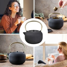 CZAJNICZEK ŻELIWNY ZAPARZACZ DO HERBATY KAWY 1.0L KINGHOFF KH-1931