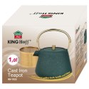 CZAJNICZEK ŻELIWNY ZAPARZACZ DO HERBATY KAWY 1.0L KINGHOFF KH-1933