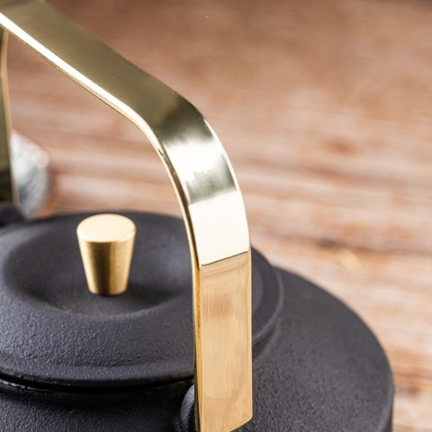 CZAJNICZEK ŻELIWNY ZAPARZACZ DO HERBATY KAWY 1.0L KINGHOFF KH-1935