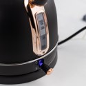 CZAJNIK ELEKTRYCZNY Z TERMOMETREM STAL NIERDZEWNA 1.8L 2200W KLAUSBERG KB-7905 CZARNY/ROSE GOLD
