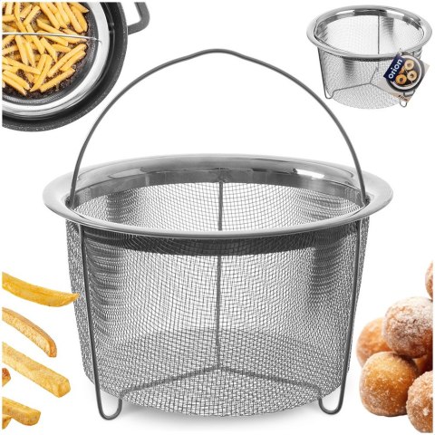 KOSZYK DO SMAŻENIA W GŁĘBOKIM TŁUSZCZU NA OLEJU SITKO NA FRYTKI 21.5X13CM ORION 124484