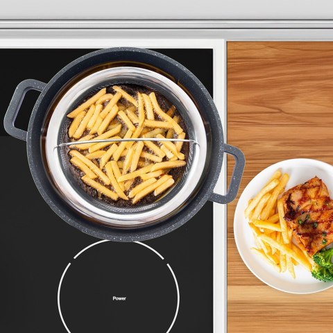 KOSZYK DO SMAŻENIA W GŁĘBOKIM TŁUSZCZU NA OLEJU SITKO NA FRYTKI 21.5X13CM ORION 124484