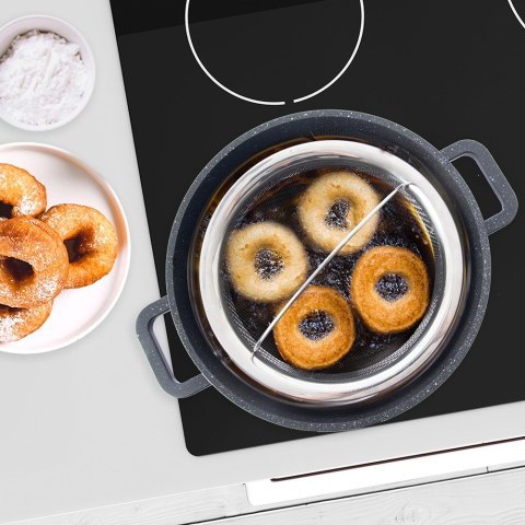 KOSZYK DO SMAŻENIA W GŁĘBOKIM TŁUSZCZU NA OLEJU SITKO NA FRYTKI 21.5X13CM ORION 124484