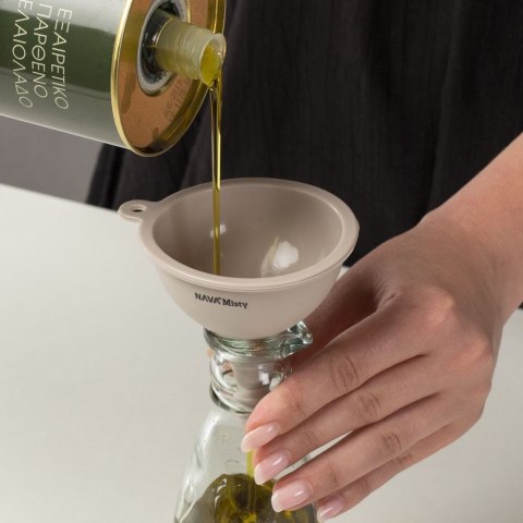 LEJEK KUCHENNY SILIKONOWY DO SŁOIKÓW BUTELEK 9CM MISTY NAVA 10-111-035