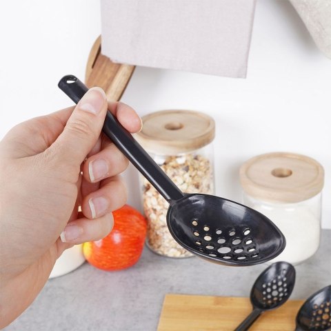 ŁYŻKA CEDZAKOWA KUCHENNA 17.5CM ZESTAW ŁYŻEK PRZYBORÓW 3-ELE ALPINA 259262