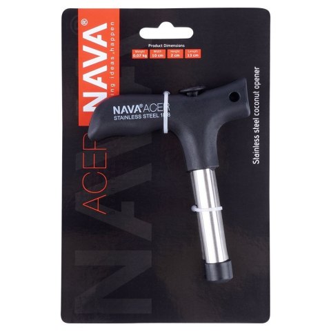 OTWIERACZ DO KOKOSÓW KOKOSA STALOWY ACER 13 CM NAVA 10-111-113