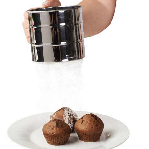 PRZESIEWAK DO MĄKI STALOWY PRZESIEWACZ SITKO ACER 10,5 CM NAVA 10-186-012