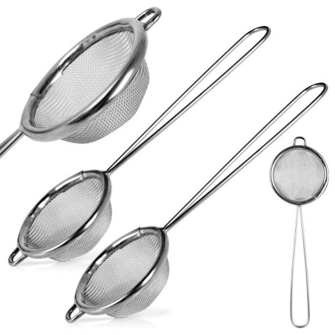 SITKO KUCHENNE STALOWE 5CM 2 SZTUKI ZESTAW EXCELLENT HOUSEWARE 259196