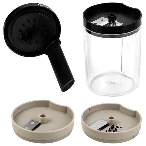 SZATKOWNICA DO WARZYW OWOCÓW Z POJEMNIKIEM SPIRALNA 3W1 MISTY 20CM NAVA 10-170-007