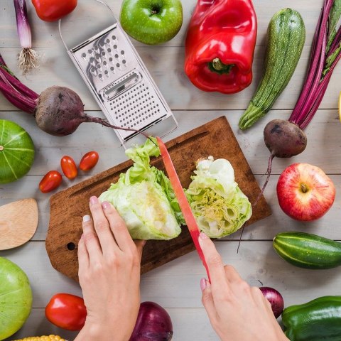 TARKA KUCHENNA DO WARZYW SERA CZEKOLADY OWOCÓW STALOWA 3 OSTRZA EXCELLENT HOUSEWARE 259137