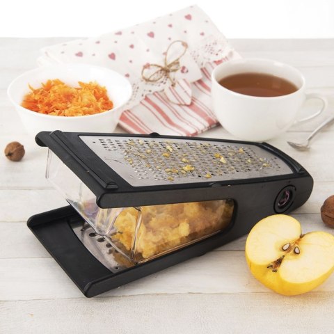 TARKA KUCHENNA DO WARZYW ZIEMNIAKÓW SERA OWOCÓW STALOWA Z POJEMNIKIEM 24CM ORION 144808