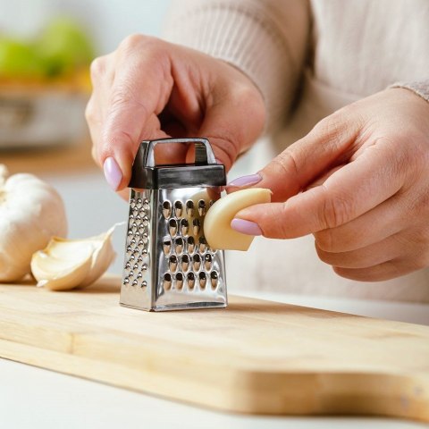 TARKA KUCHENNA MAŁA DO CZOSNKU IMBIRU SERA STALOWA 4-STRONNA ACER 7CM NAVA 10-135-070