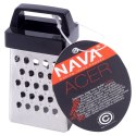 TARKA KUCHENNA MAŁA DO CZOSNKU IMBIRU SERA STALOWA 4-STRONNA ACER 7CM NAVA 10-135-070