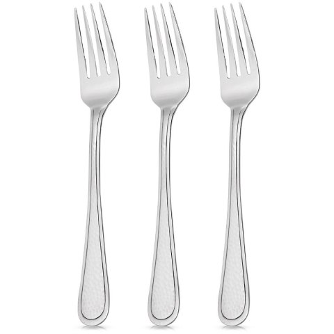 WIDELCE OBIADOWE STOŁOWE 3-ELE KOMPLET WIDELCÓW ZE STALI NIERDZEWNEJ SIREN NAVA 10-121-031