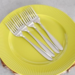 WIDELCE OBIADOWE STOŁOWE 4-ELE KOMPLET WIDELCÓW ZE STALI NIERDZEWNEJ EXCELLENT HOUSEWARE 139406