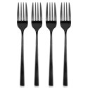 WIDELCZYKI DESEROWE DO CIASTA PRZEKĄSEK STALOWE CZARNE 4-ELE SATYNA EXCELLENT HOUSEWARE 139771