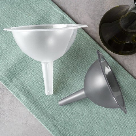 ZESTAW LEJKÓW KUCHENNYCH 2 SZTUKI 10/12 CM LEJEK DO BUTELEK SŁOIKÓW SOKÓW EXCELLENT HOUSEWARE 259705