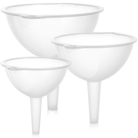 ZESTAW LEJKÓW KUCHENNYCH 3-ELE LEJEK DO BUTELEK SŁOIKÓW EXCELLENT HOUSEWARE 259366