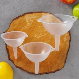 ZESTAW LEJKÓW KUCHENNYCH 3-ELE LEJEK DO BUTELEK SŁOIKÓW EXCELLENT HOUSEWARE 259366