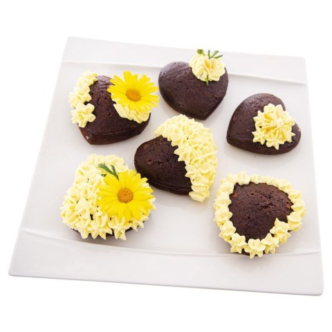 FORMA DO PIECZENIA 6 MUFFINEK BABECZEK BABECZKI SILIKONOWA POMARAŃCZOWA SILLINIE ORION 151743