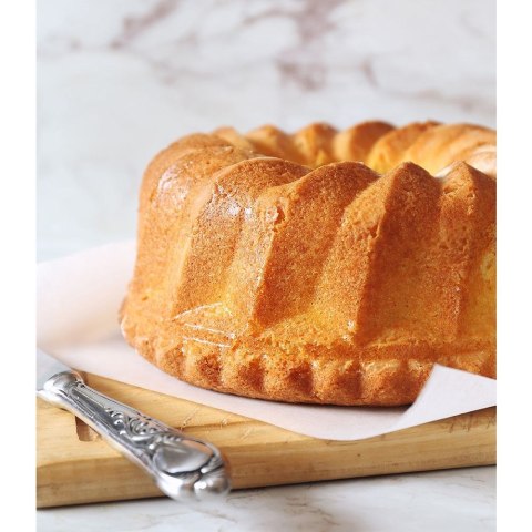 FORMA DO PIECZENIA BABKI Z KOMINEM SILIKONOWA BRĄZOWA 23.5CM SILLINIE ORION 151712