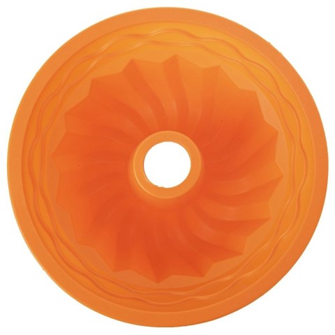FORMA DO PIECZENIA BABKI Z KOMINEM SILIKONOWA POMARAŃCZOWA 23.5CM SILLINIE ORION 151713
