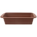 FORMA DO PIECZENIA CHLEBA KEKSU PASZTETU SILIKONOWA BRĄZOWA SILLINIE 29CM ORION 151714