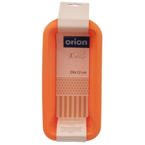 FORMA DO PIECZENIA CHLEBA KEKSU PASZTETU SILIKONOWA POMARAŃCZOWA SILLINIE 29CM ORION 151715