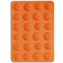 FORMA DO PIECZENIA CIASTEK CIASTECZEK KRUCHYCH SILIKONOWA POMARAŃCZOWA SILLINIE ORION 151731