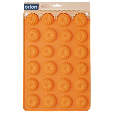 FORMA DO PIECZENIA CIASTEK CIASTECZEK KRUCHYCH SILIKONOWA POMARAŃCZOWA SILLINIE ORION 151731