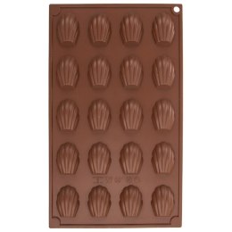 FORMA DO PIECZENIA CIASTEK CIASTECZEK SILIKONOWA BRĄZOWA MUSZELKI SILLINIE ORION 151722