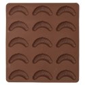 FORMA DO PIECZENIA CIASTEK CIASTECZEK SILIKONOWA BRĄZOWA ROGALIKI SILLINIE ORION 151728