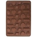 FORMA DO PIECZENIA CIASTEK CIASTECZEK SILIKONOWA BRĄZOWA SILLINIE ORION 151726