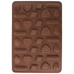 FORMA DO PIECZENIA CIASTEK CIASTECZEK SILIKONOWA BRĄZOWA SILLINIE ORION 151726