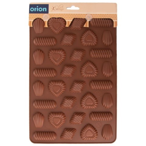FORMA DO PIECZENIA CIASTEK CIASTECZEK SILIKONOWA BRĄZOWA SILLINIE ORION 151726