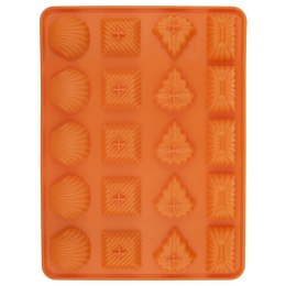 FORMA DO PIECZENIA CIASTEK CIASTECZEK SILIKONOWA POMARAŃCZOWA MIX SILLINIE ORION 151725